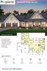 Farmhouse Style House Plan 4 Beds 3 5