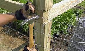 How To Build A Wire Fence The Home Depot