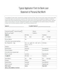 Loan Application Form Template Ransjournal Com