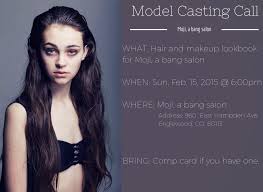 model casting call moji a bang salon
