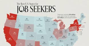 the best u s states for jobs by worker