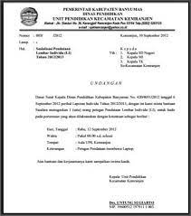 Contoh surat resmi sekolah dasar. Surat Undangan Materi Kelas V Sd Tema 7 Gurune Net