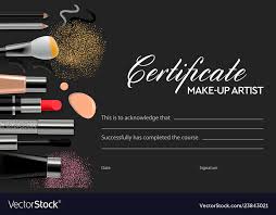 certificate makeup royalty free