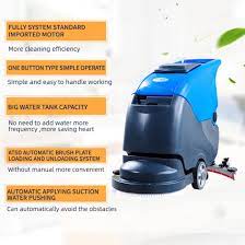 scrubber floor cleaning machine