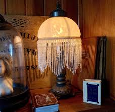 Exquisite Victorian Lamp With Frosted