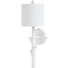 sorinne white branch wall sconce