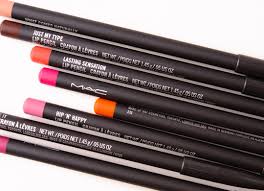 mac tour de fabulous lip pencils review