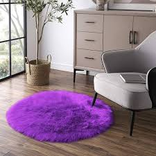 cozy fluffy rugs round area rug