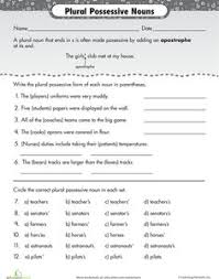 Kids can practice using possessive nouns (his, her, my, their) by coloring and writing the correct noun to complete each sentence with this cute our premium 1st grade english worksheets collection covers reading, writing, phonics, and grammar. 21 1st Grade Possessive Nouns Ideas Possessive Nouns Possessives Nouns