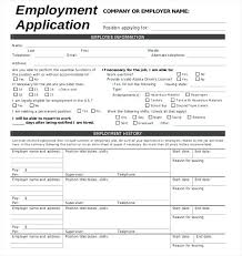 Job Application Form Template Word Zakly Info