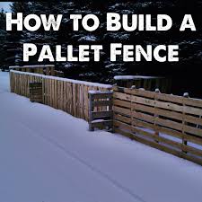 how to build a pallet fence realize