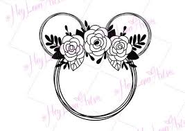 And from now on, this can be the first image: Minnie Mouse Outline With Flowers Novocom Top