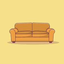 sofa vector icon ilration interior