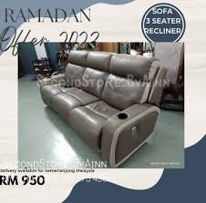 Used Recliner Sofa 3 Seater Furniture