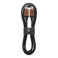 Woodcessories Walnut Black Wooden Usb C Cable 1 2 M Eco Cable Wooden Apple Usb Lighting Cable Avvenice