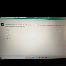 A Student Is Solving The Problem X To
