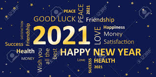 During the new year, i hope to. New Year Card With Good Wishes 2021 Stock Photo Picture And Royalty Free Image Image 90911341