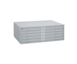 5 drawer steel flat file for 36 x 48