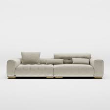 Modern Deep Seated Pillow Top Arm Sofa