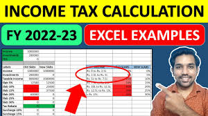 income tax calculation 2022 23 how to