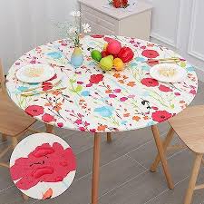 Misaya Round Fitted Tablecloth With