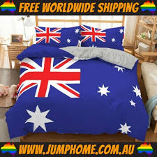 Australian Flag Bedspread Set Duvet