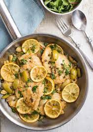 Roasted Lemon Chicken With Olives And Capers Valerie S Keepers gambar png
