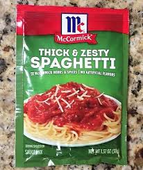 mccormick thick and zesty spaghetti