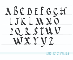 calligraphy alphabets what are