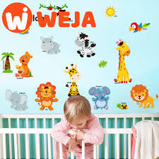 Jungle Animal Wall Stickers Children