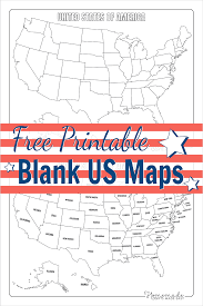 free printable blank us map
