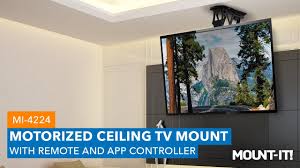 motorized ceiling tv mount mi 4224