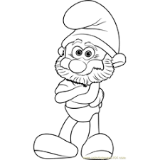 Children swear by the smurfs. Grouchy Smurf Coloring Page For Kids Free Smurfs The Lost Village Printable Coloring Pages Online For Kids Coloringpages101 Com Coloring Pages For Kids