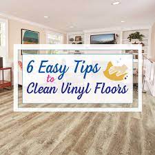 to clean vinyl floors