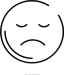 Sad face coloring page sketch coloring page. Download Sad Face Coloring Page Ultra Coloring Pages Png Frown Smiley Png Image With No Background Pngkey Com