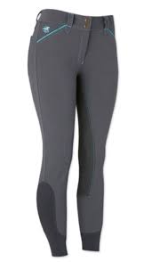 Gray And Turqoise Piper Smartpak Breeches Riding Horse