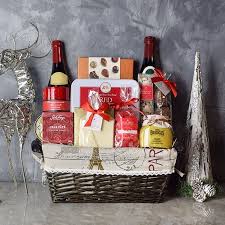 christmas in paris gift basket wine