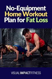 no equipment home workout plan for fat loss