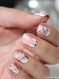 marbled nail art tutorial rambling rose