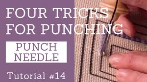 punch needle rug hooking