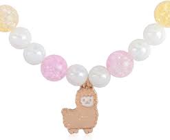Amazon.com: RIAH FASHION Kids Beaded Bracelet Necklace Set for Girls 