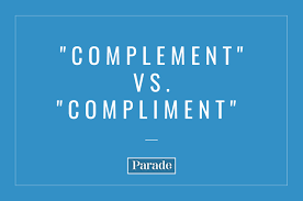 complement vs compliment what s the