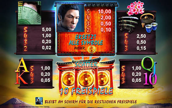 15 Samurai | Jetzt in deinem WINWIN spielen!