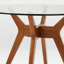 jensen round glass dining table glass