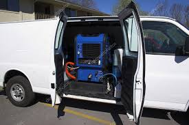 carpet cleaning van 4c stock photo by