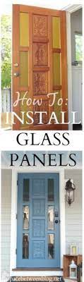 installing glass door panels and proof