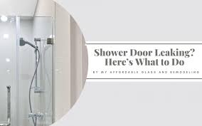 Shower Door Leaking Here S What To Do