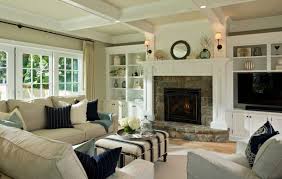 a transitional living room