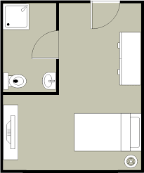 Single Bedroom Design Plan gambar png