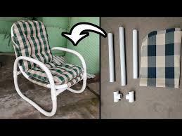 Diy Full Steps Outdoor Pvc Chair